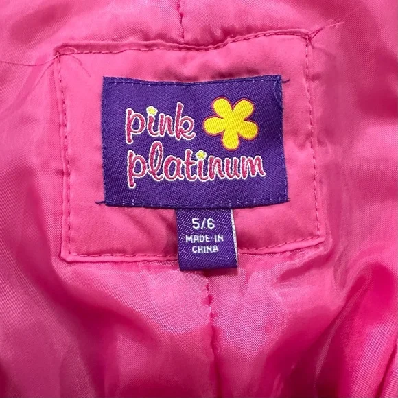 Pink Platinum Snow Bibs - Picture 4 of 4